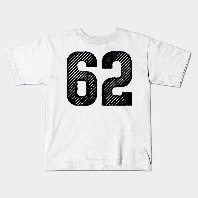 Sixty Two 62 Kids T-Shirt by colorsplash